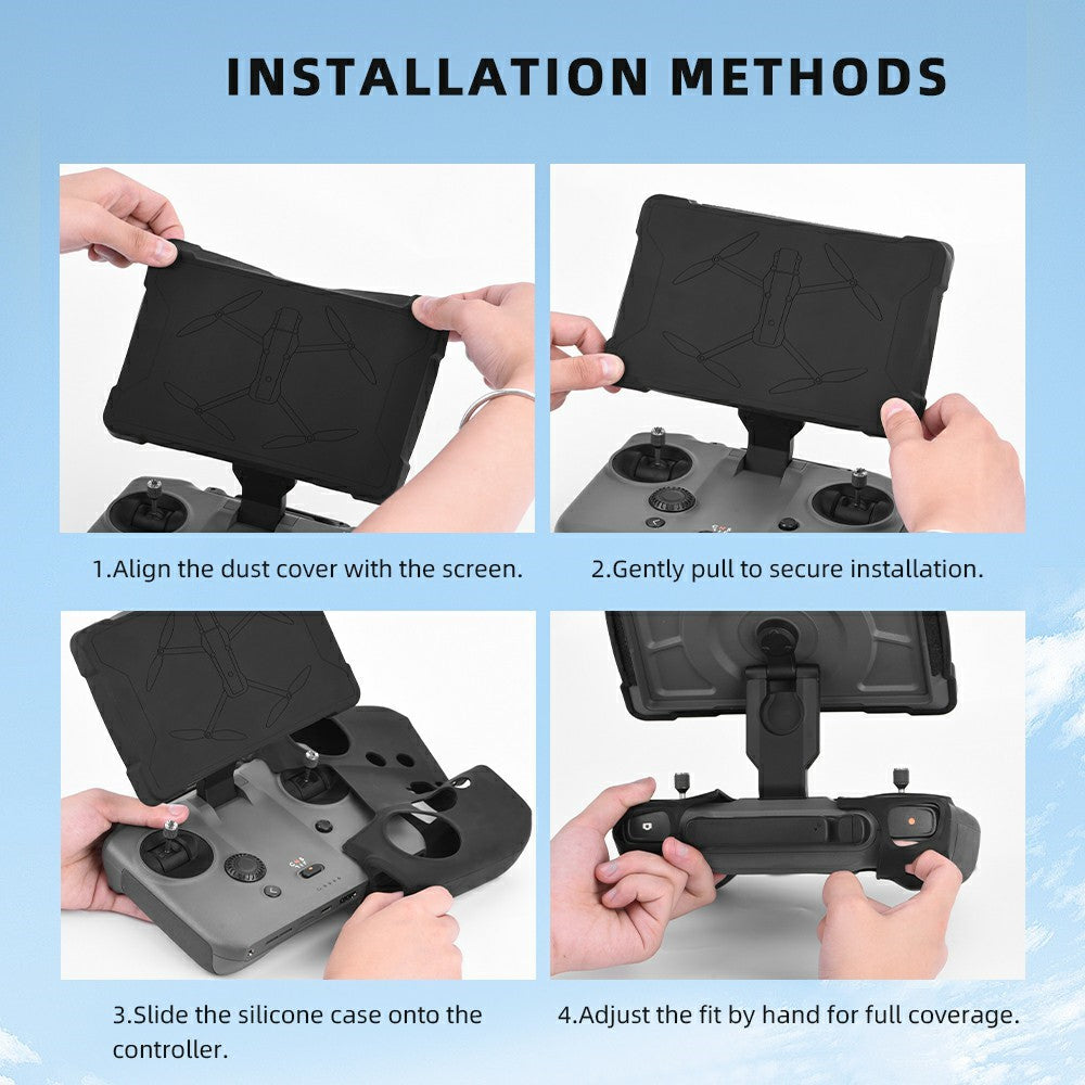 For DJI RC Pro 2 Remote Controller Silicone Case Protective Cover Dust Resistant / Scratch Resistant