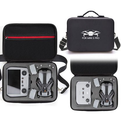 For DJI Mini 5 Pro Drone Storage Bag with Shoulder Strap Shockproof EVA Portable Carry Case