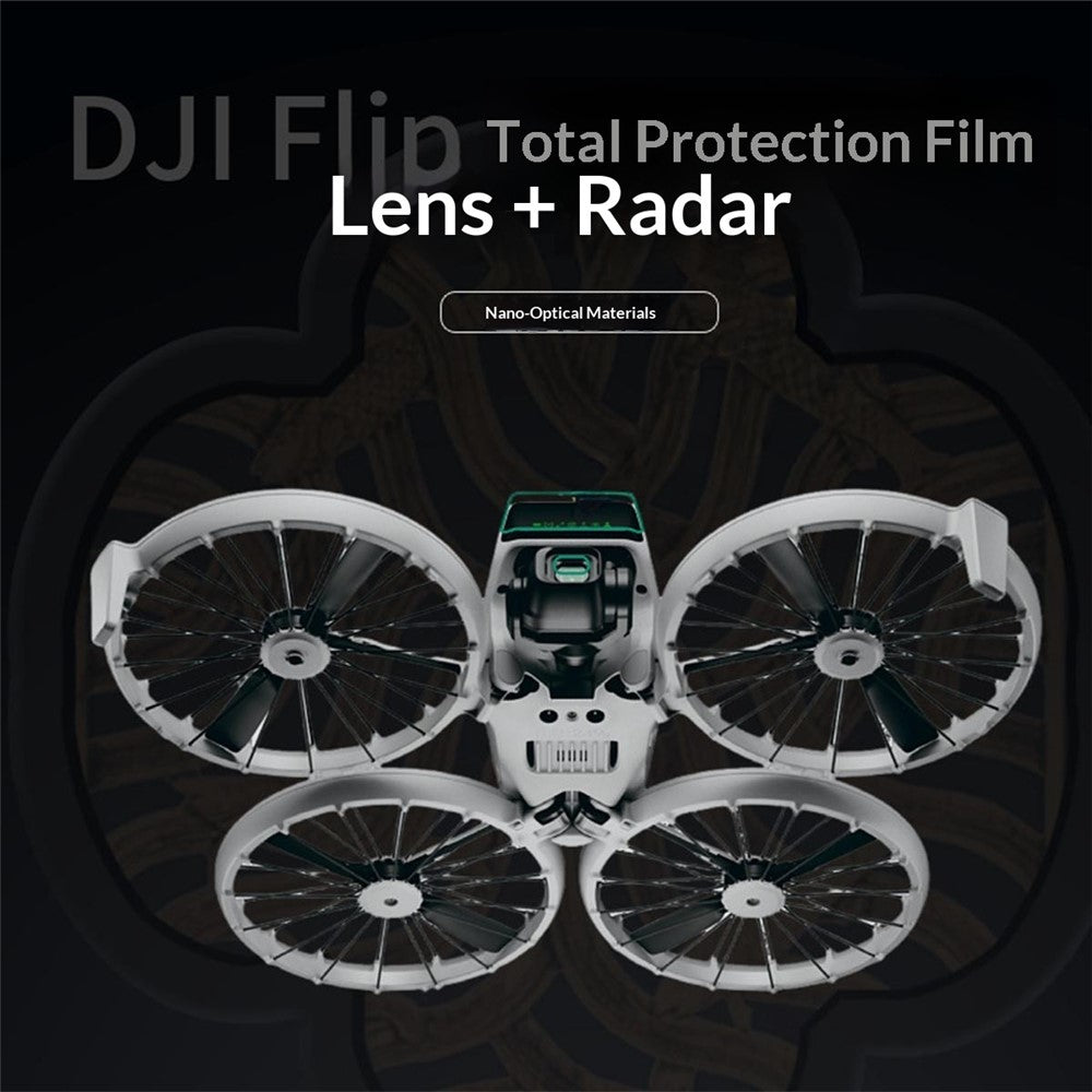 For DJI Flip Drone Lens Radar Screen Protector Anti Scratch Nano Protective Film