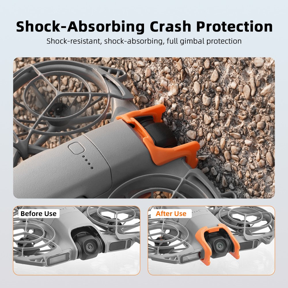 BRDRC For DJI Neo 2 Shock Absorption Bumper Plastic Anti-Collision Drone Gimbal Protector Guard