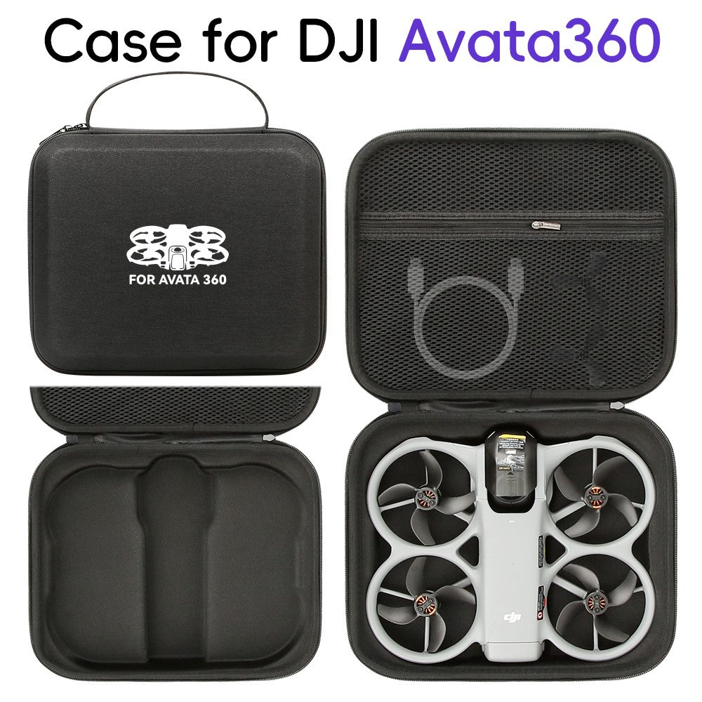 Portable Storage Case for DJI Avata 360 Drone Hard EVA Carrying Bag with Handle Drone Protection Handbag