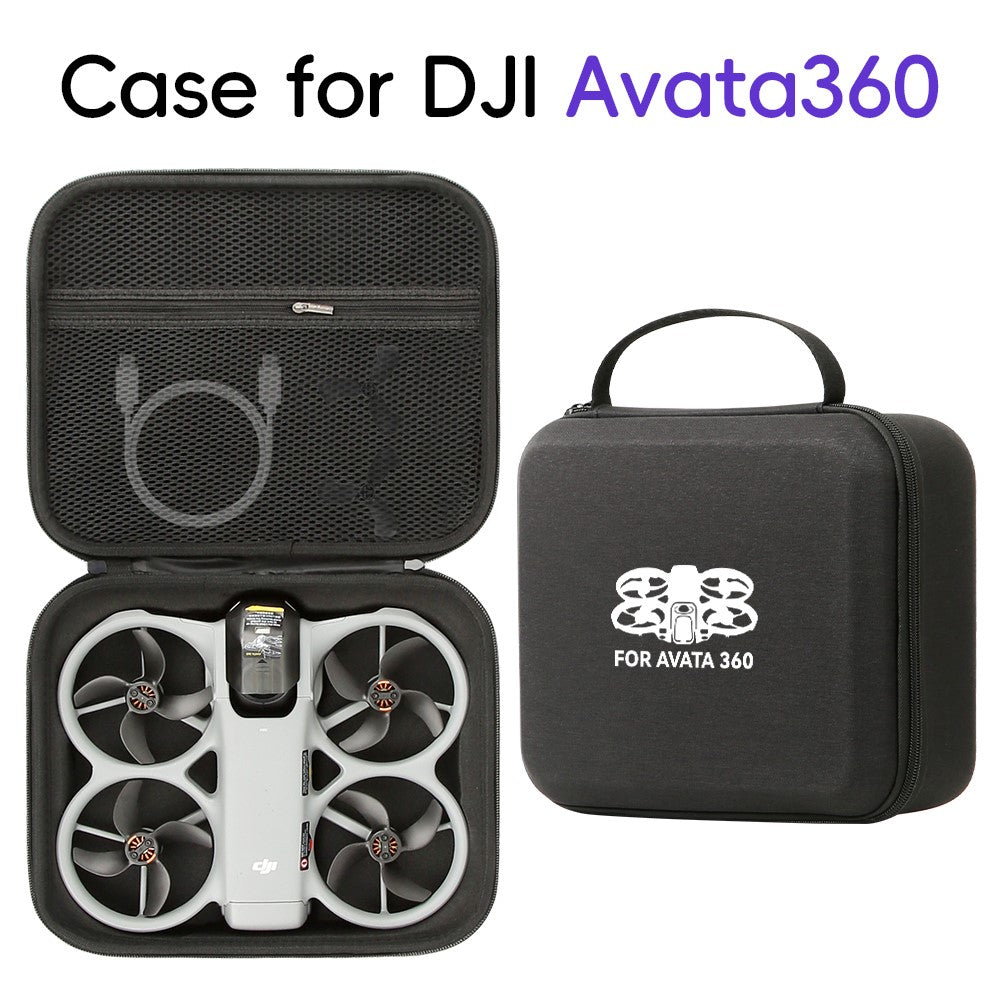 Portable Storage Case for DJI Avata 360 Drone Hard EVA Carrying Bag with Handle Drone Protection Handbag