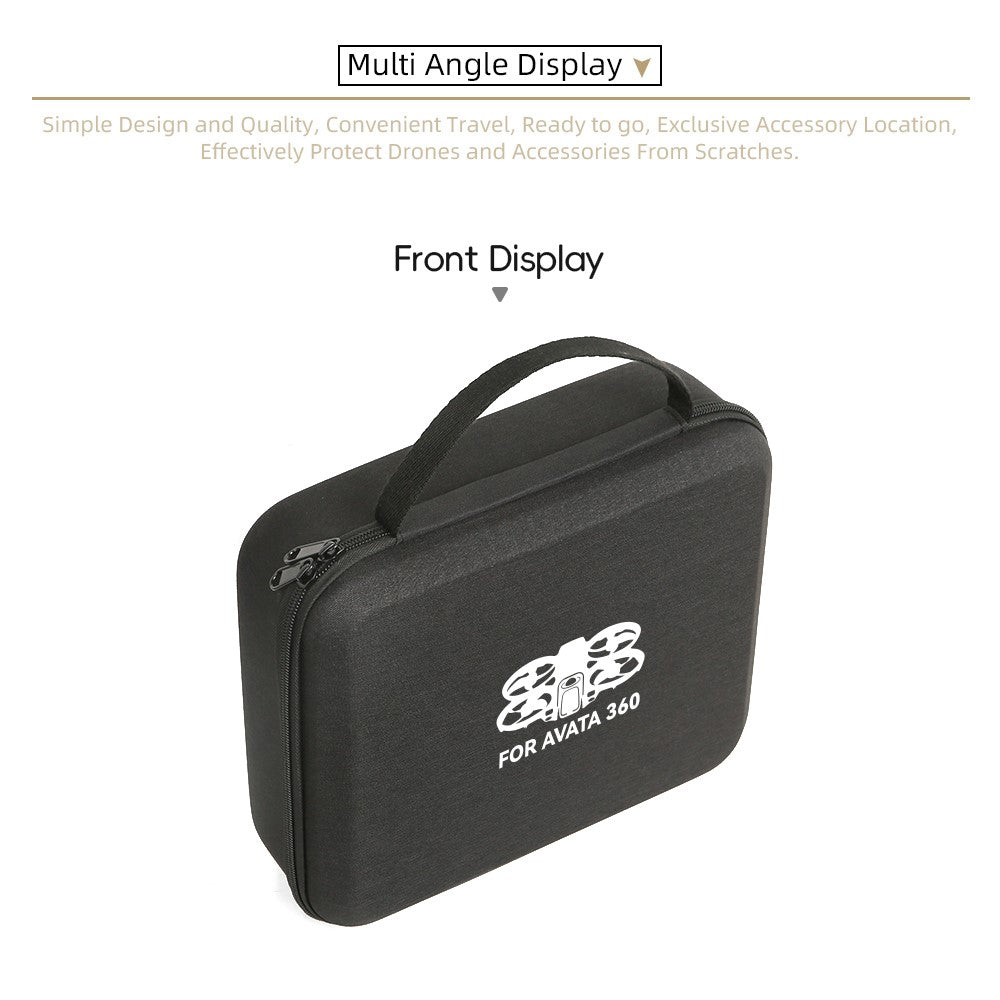 Portable Storage Case for DJI Avata 360 Drone Hard EVA Carrying Bag with Handle Drone Protection Handbag