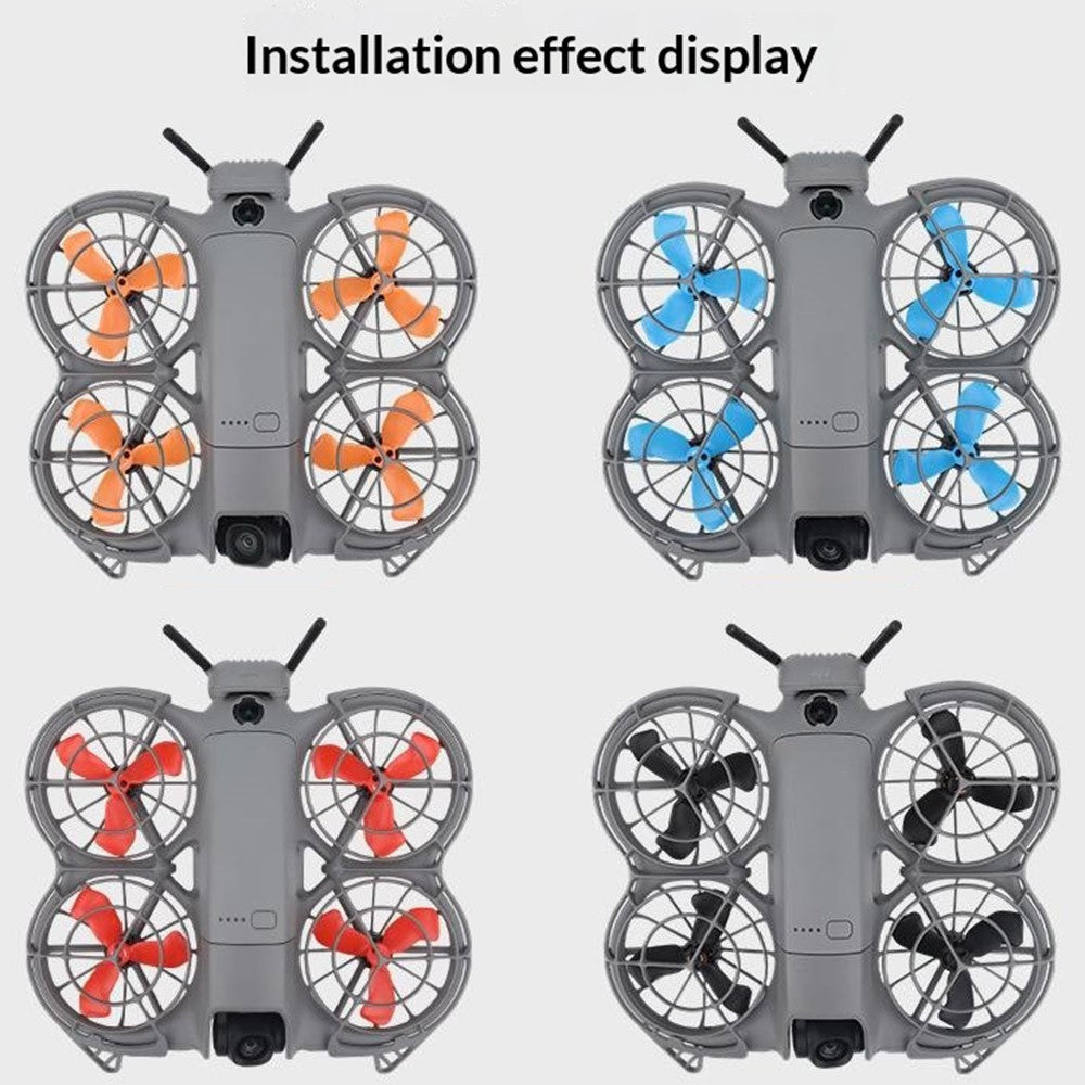 915611 2 Pairs Drone Propellers for DJI Neo 2 Spare Blades Replacement Parts with Screws