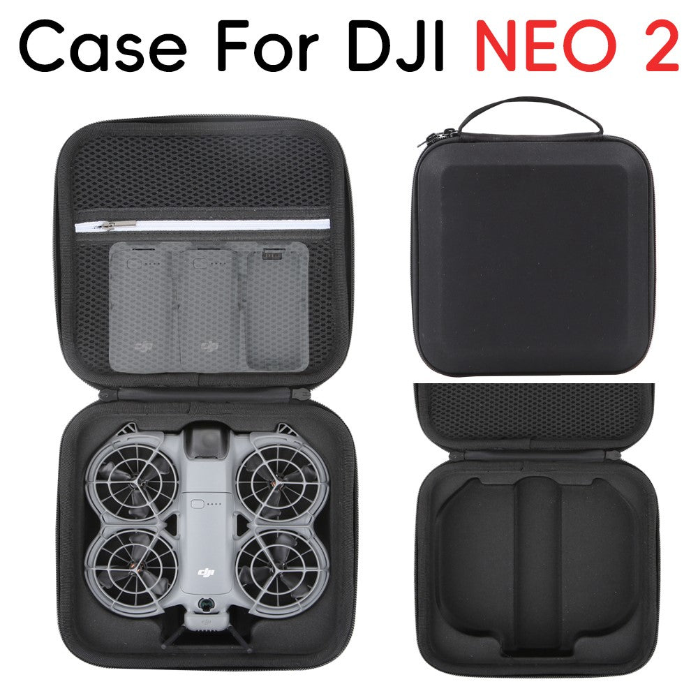 Portable Case for DJI Neo 2 EVA Molded Storage Bag Waterproof Nylon Carrying Pouch
