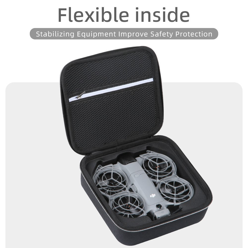 Portable Case for DJI Neo 2 EVA Molded Storage Bag Waterproof Nylon Carrying Pouch