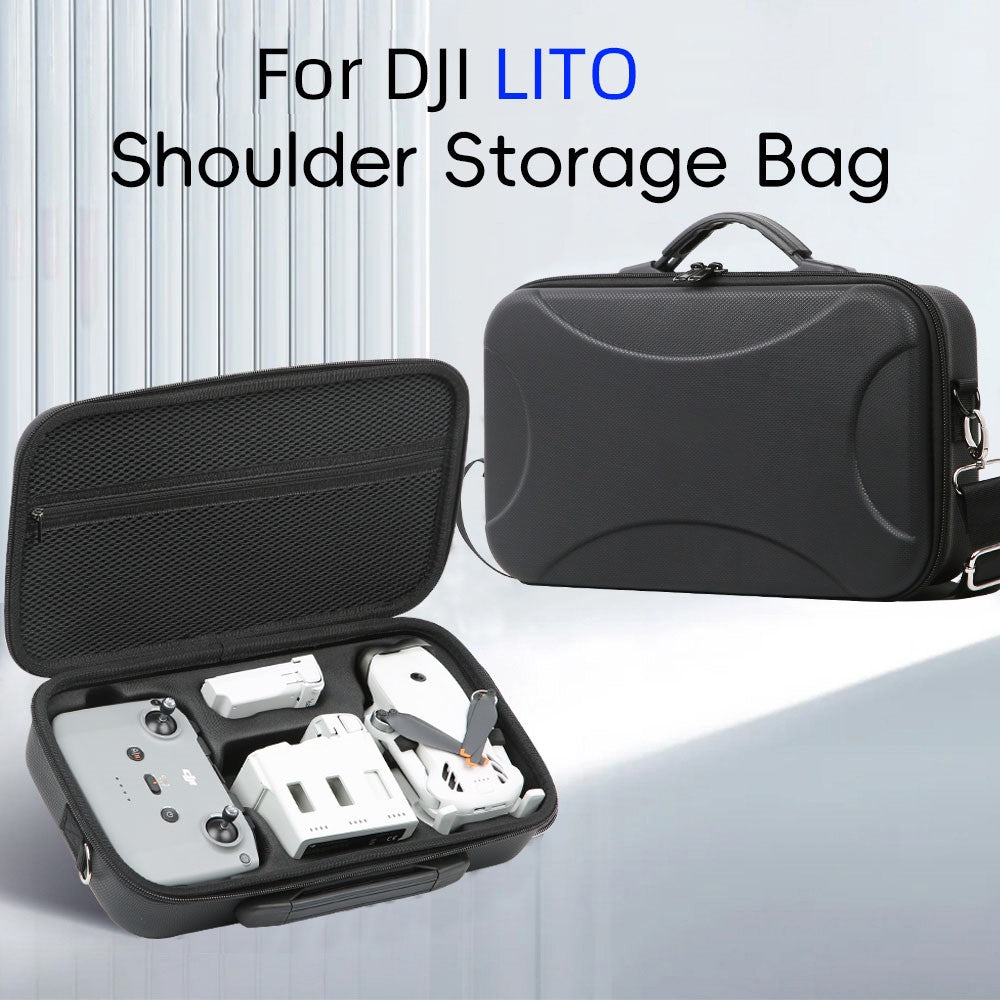 For DJI Lito 1 / Lito X1 Storage Bag Portable Hard Shell Case EVA Foam Lining Waterproof Carry Bag