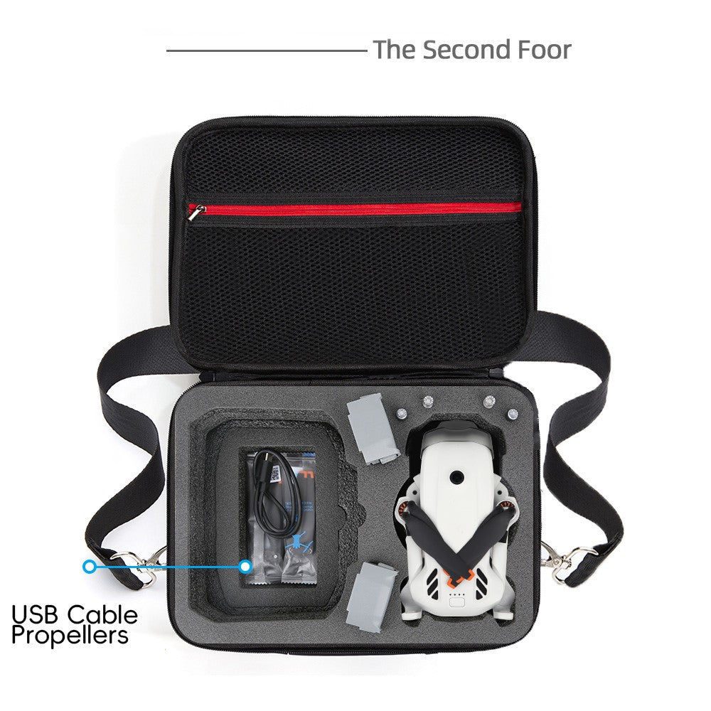 For DJI Lito 1 / Lito X1 Drone Carrying Bag EVA Hard Shell Portable Storage Bag with Shoulder Strap