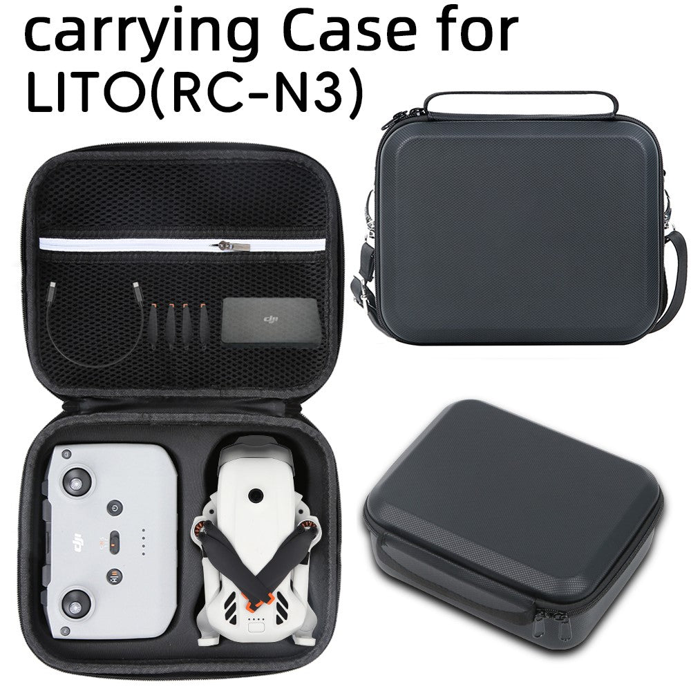 For DJI Lito 1 / Lito X1 Portable Carrying Case PU Lycra Hard Shell Storage Bag Remote Controller Protective Cover