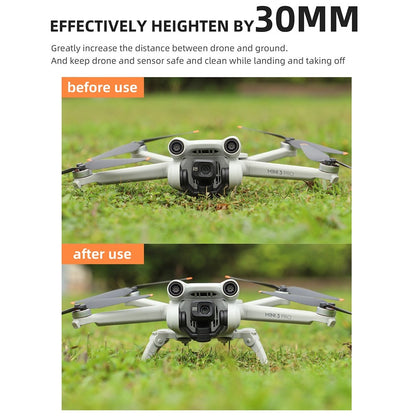 SUNNYLIFE MM3-LG399 For DJI Mini 3 Pro Drone Foldable Landing Gear Anti-fall Heighten Landing Stand