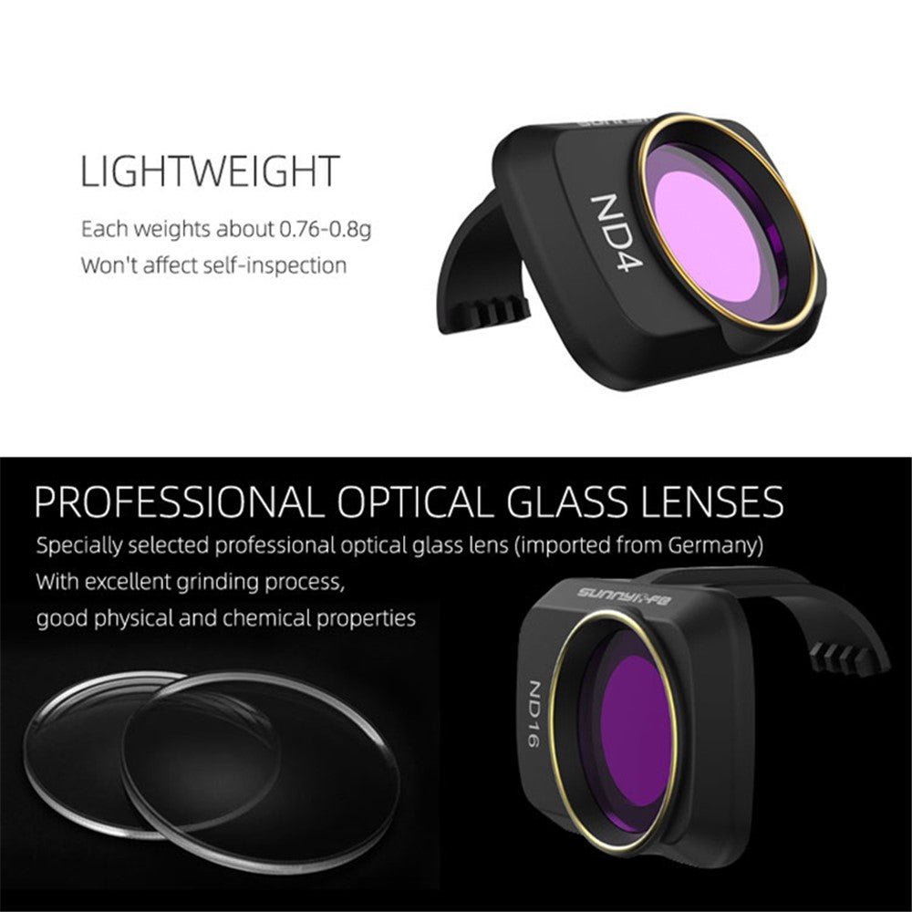 SUNNYLIFE MM-FI9251 For DJI Mavic Mini/Mini SE/Mini 2 Camera Lens ND Filter RC Accessories