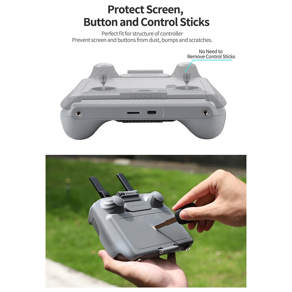 SUNNYLIFE YK674 For DJI RC 2 2-in-1 Remote Controller Sun Hood Sunshade Screen Protector Shield (with Sub-panel)