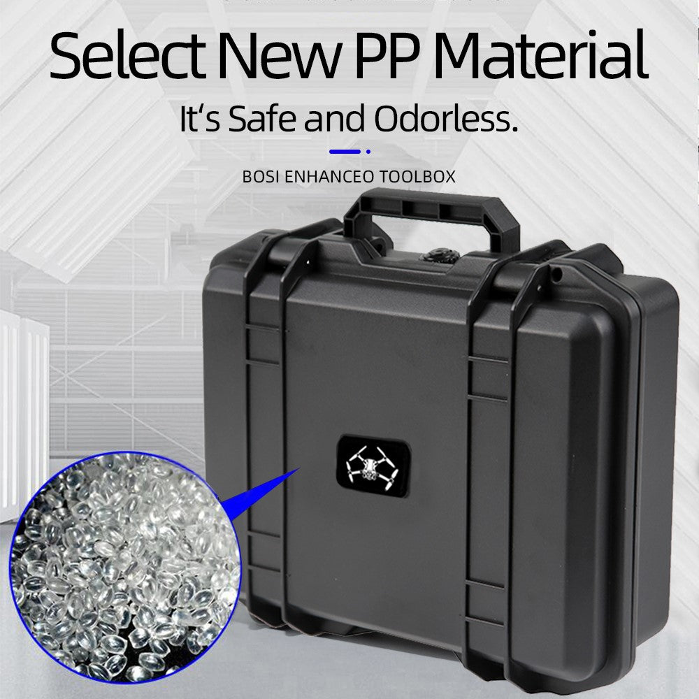 For DJI Mini 2 SE / Mini 2 Waterproof Suitcase Anti-explosion Storage Box Compatible with RC-N1 Remote Controller