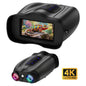 4K Night Vision Binoculars 4.5 Inch Screen 16X Digital Zoom 5000mAh IR Infrared Digital Telescope Camera for Hunting Wildlife
