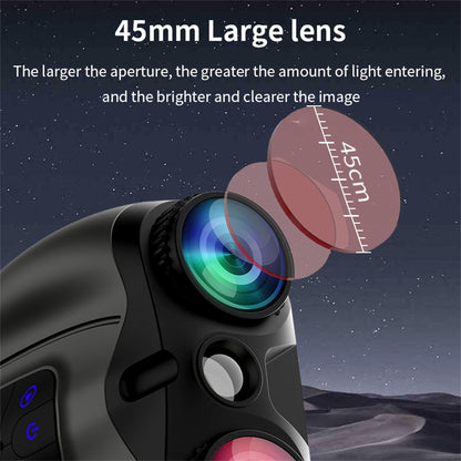 4K Night Vision Binoculars 4.5 Inch Screen 16X Digital Zoom 5000mAh IR Infrared Digital Telescope Camera for Hunting Wildlife