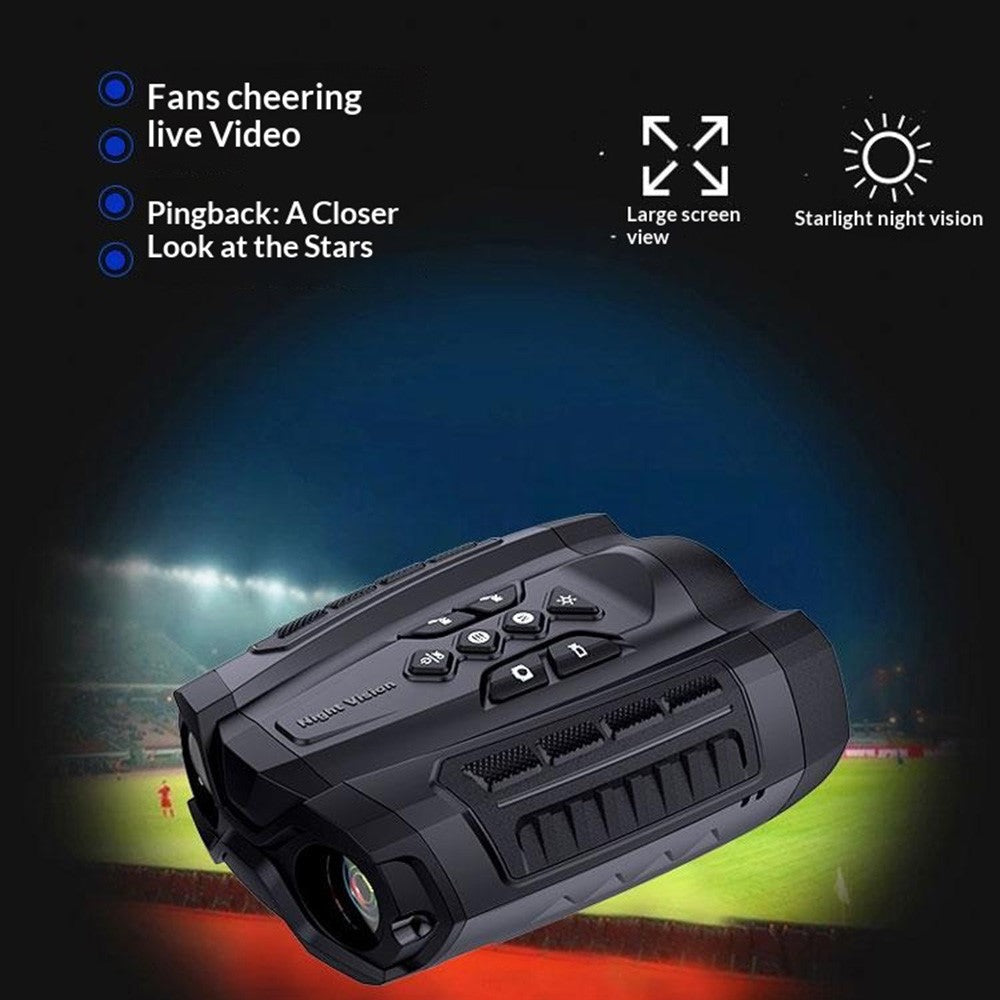 4K Night Vision Binoculars Infrared Digital Camera 25X Zoom HD Video Recording Digital Telescope for Outdoor Hunting
