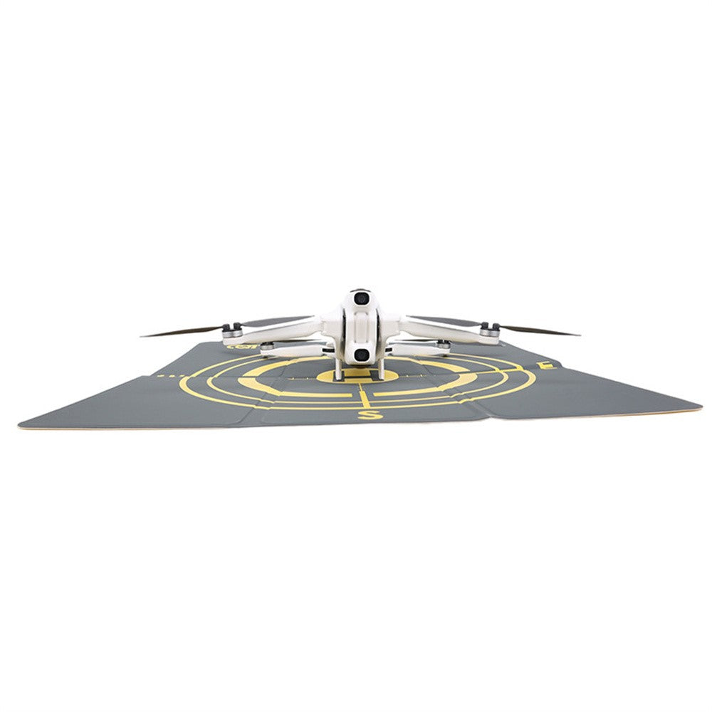 Drone Landing Pad for Antigravity A1 43cm Foldable Waterproof PU Leather Mat with Compass