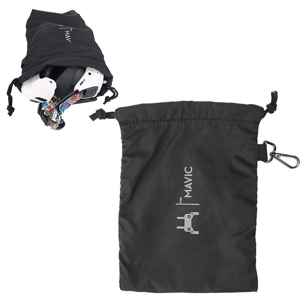 915058-02 Large Size Storage Bag for Antigravity A1 Drone FPV Goggles Controller Waterproof Drawstring Carrying Pouch with Metal Clip