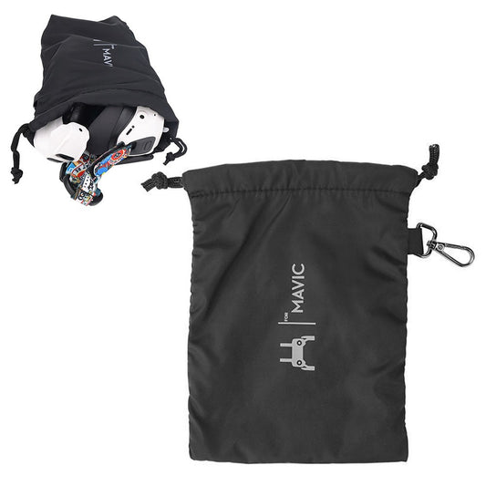 915058-02 Large Size Storage Bag for Antigravity A1 Drone FPV Goggles Controller Waterproof Drawstring Carrying Pouch with Metal Clip