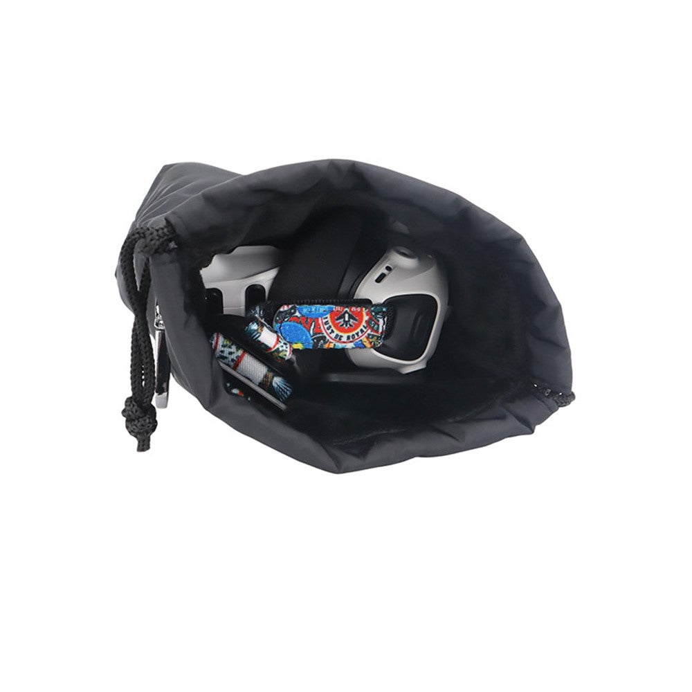 915058-02 Large Size Storage Bag for Antigravity A1 Drone FPV Goggles Controller Waterproof Drawstring Carrying Pouch with Metal Clip