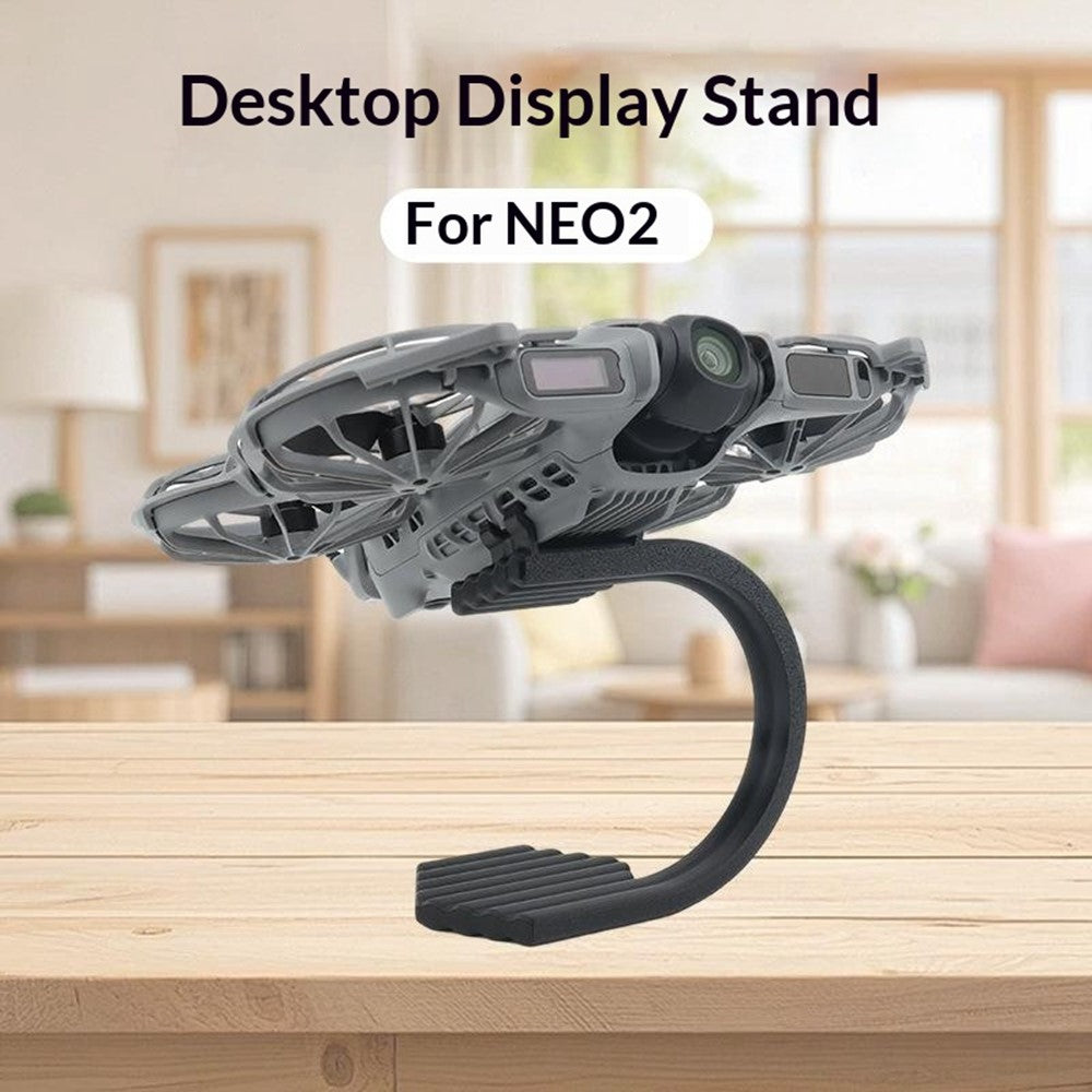 915647 Desktop Display Stand for DJI Neo 2 C-shaped Suspension Bracket 3D Printed Plastic Base Holder