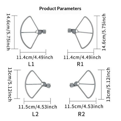 915693 4Pcs  /  Set Propeller Guards for DJI Mini 5 Pro Anti-collision Propellers Protector Drone Accessories