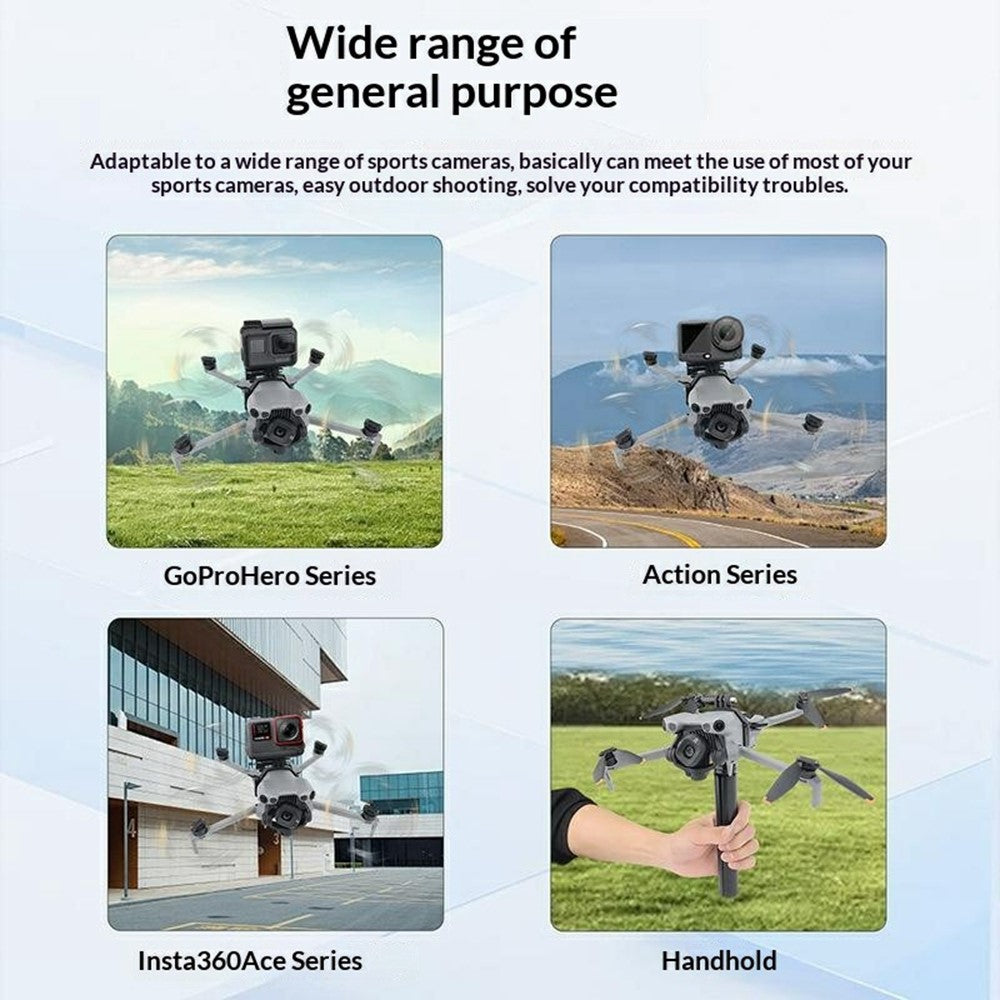 915694 Top Extension Kit Camera Bracket for DJI Mini 5 Pro Drone Quick Release Mount Compatible Action Camera Gimbal Stabilizer Accessories