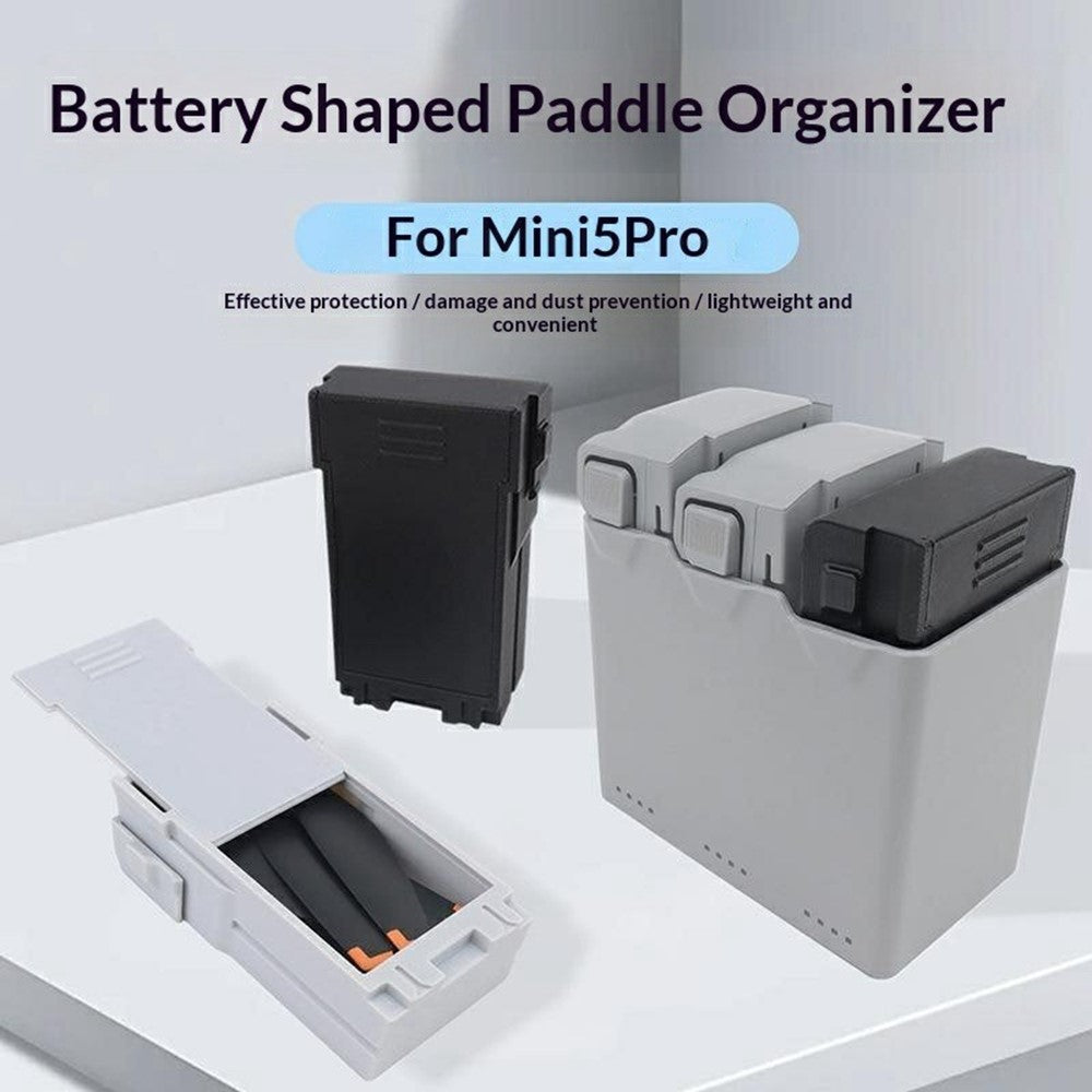 915708 Battery-Shaped Propeller Storage Box for DJI Mini 5 Pro Shockproof Anti-Drop Propeller Blades Protective Case