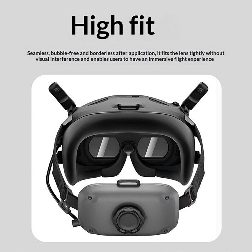 914701 2Pcs Tempered Glass Film for DJI Goggles N3 Flying Glasses Lens Protection Film Anti-scratch Shockproof Screen Protector