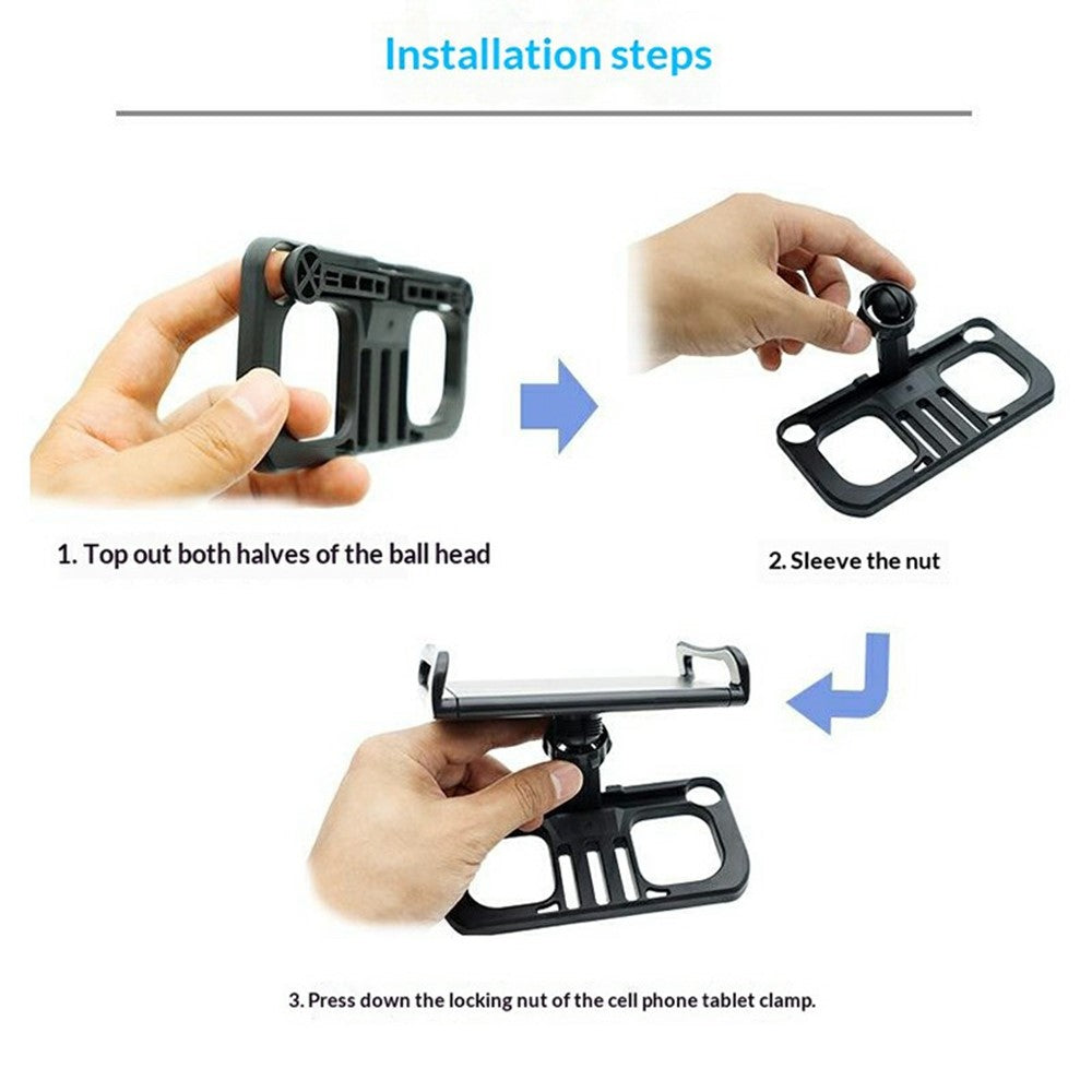 912757 For LumenFly Mini Drone Controller Foldable Tablet Stand 360 Degree Rotation Desktop Mount Bracket
