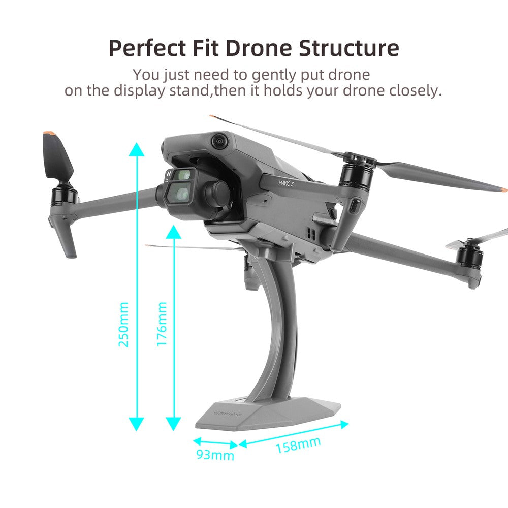 SUNNYLIFE ZJ566 For DJI Mavic Series Drone Display Stand Desktop Plastic Drone Bracket