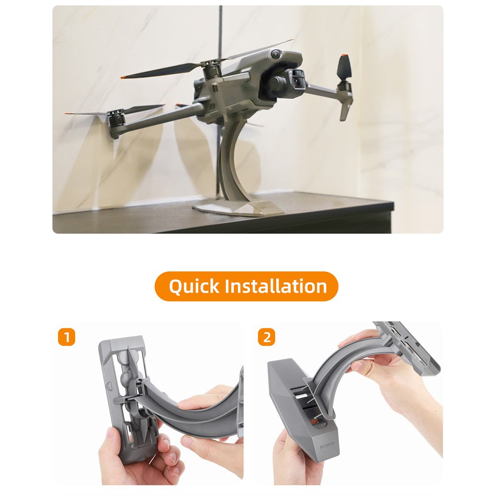 SUNNYLIFE ZJ566 For DJI Mavic Series Drone Display Stand Desktop Plastic Drone Bracket