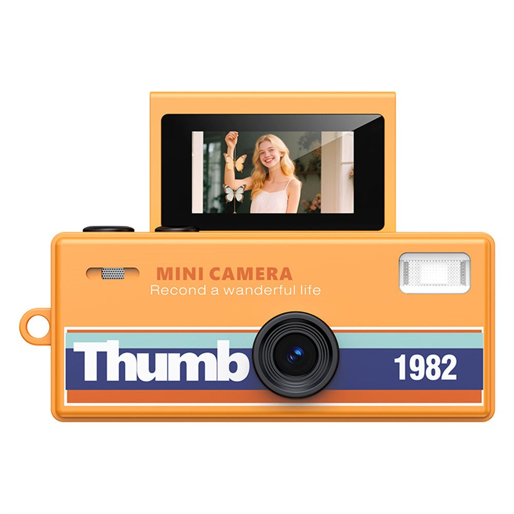 LK-030 Daumenkamera mit Schlüsselanhänger, 0.96" Flip-Screen, Retro-CCD-Digital-Kamera, 720P Mini-Camcorder