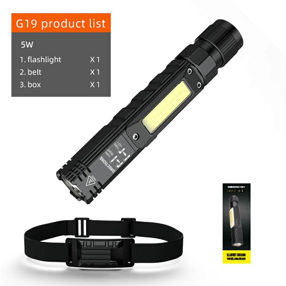 SUPFIRE G19 Multifunction Flashlight with COB Light 5W 500 Lumen