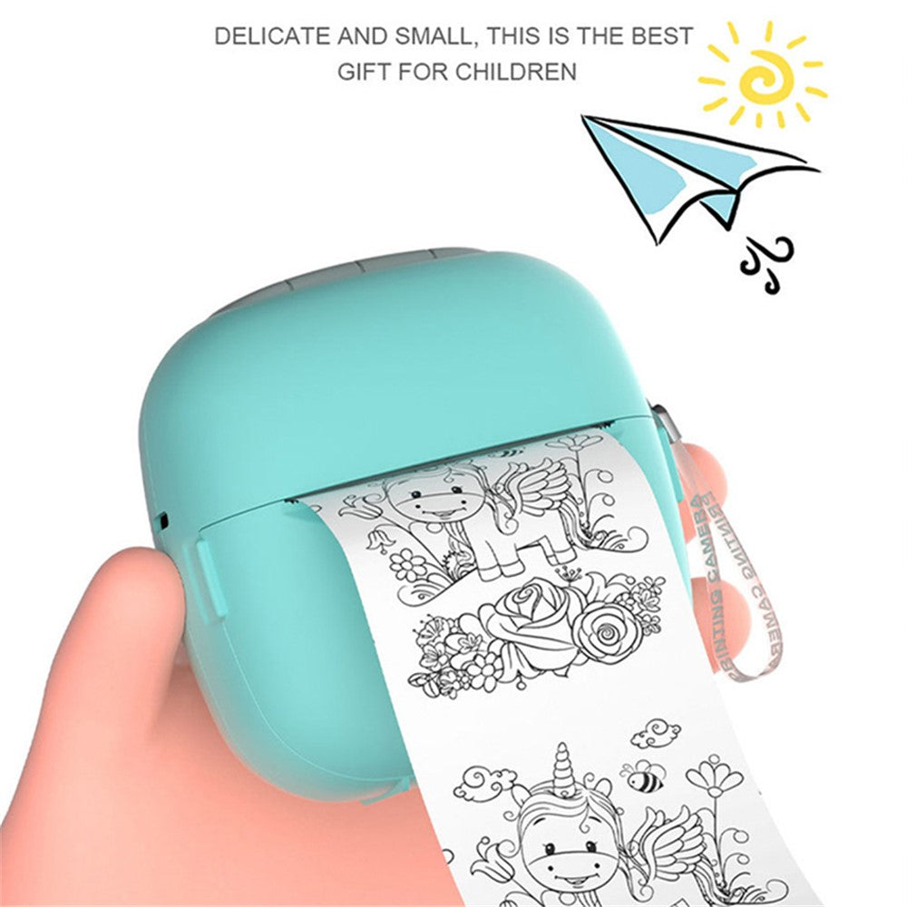 M9 Mini Thermal Printer Wireless Bluetooth-compatible Wrong Question Printer with Alarm Clock