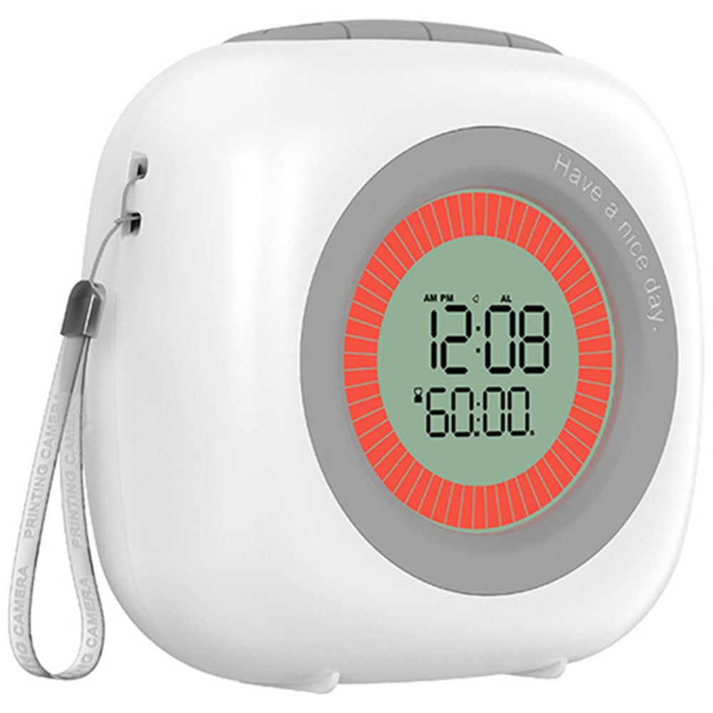 M9 Mini Thermal Printer Wireless Bluetooth-compatible Wrong Question Printer with Alarm Clock