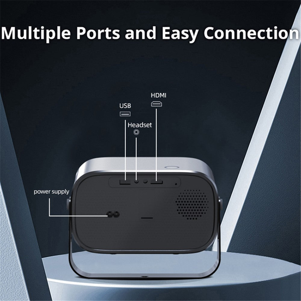 P19 Portable Projector 720P HD Video Android 13 WiFi Bluetooth-compatible Home Theater Office LED Projector