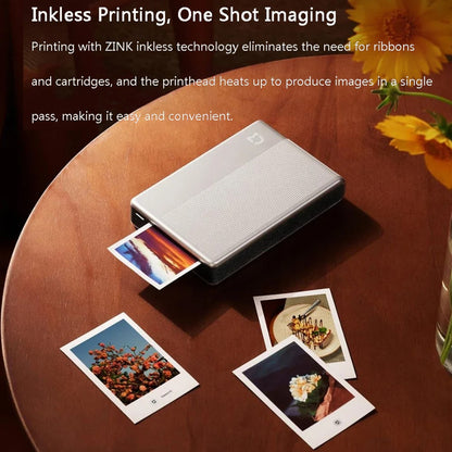 XIAOMI MIJIA 1S Pocket Photo Printer Wireless Inkless Mini Bluetooth-compatible Thermal Printer