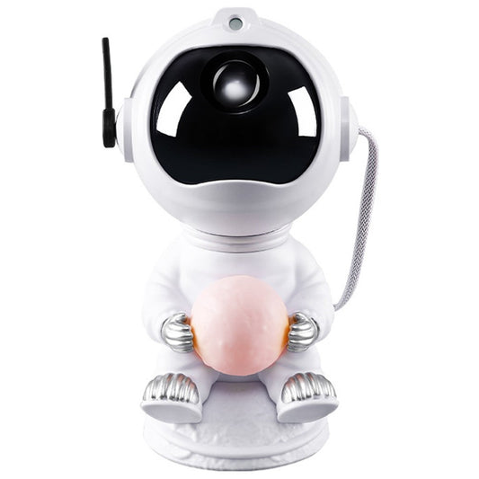 JN2312 Lovely Astronaut Smart Timing Starry Sky Projection Lamp Bluetooth-compatible Speaker Moon Night Light