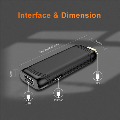 YD925 2+16GB Android Smart TV Stick Quad Core ARM Cortex A53 4K Streaming TV Stick