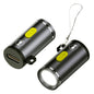 PW-055 2Pcs 210 Lumens USB C Mini LED Flashlight Interior Atmosphere Lighting Torch for Outdoor Walking Cycling