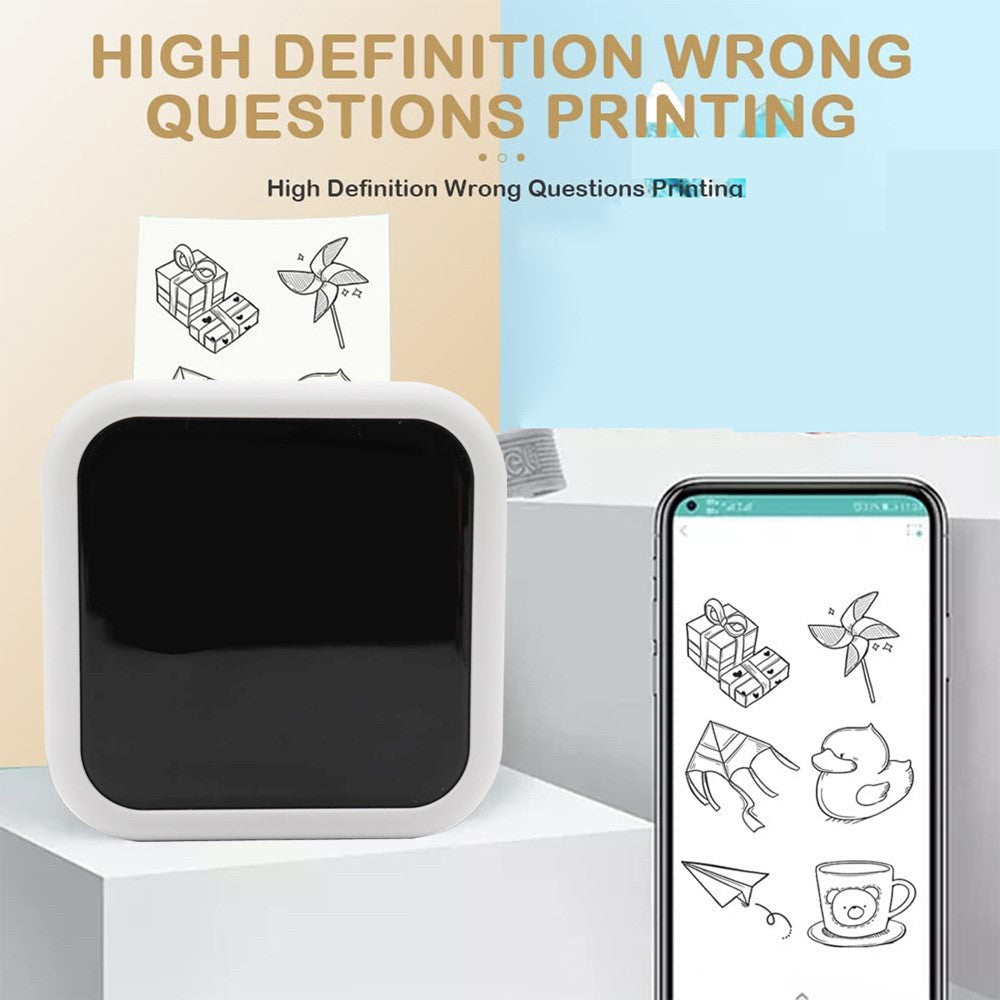 C27 Portable Thermal Printer for Students Bluetooth-compatible Wrong Question Printing Device, Standard Version