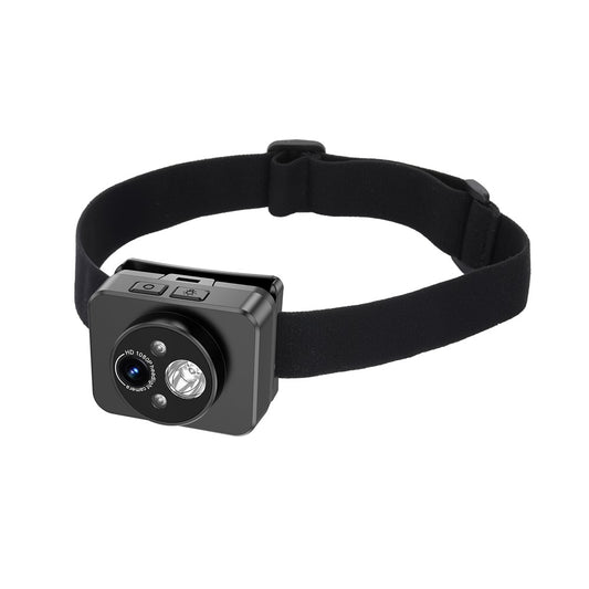 D8 Head-Mounted Light with 1080P Video Recording Gesture Sensing Bright Energy-Saving Headlamp Camera