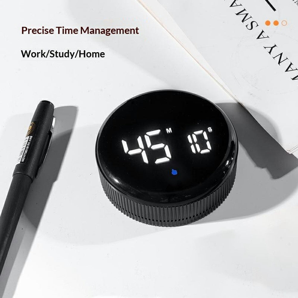 GS-302 Kitchen Timer Digital Countdown Clock Magnetic Rotating Electronic Stopwatch for Cooking / Fitness / Study