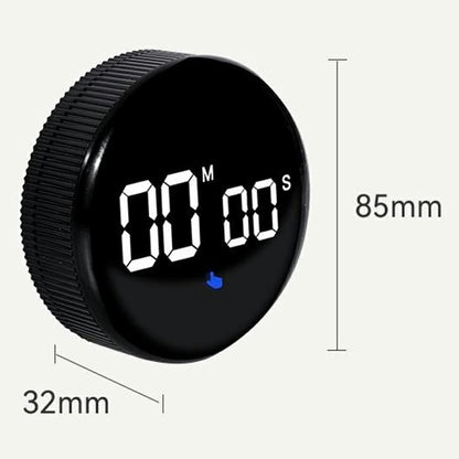 GS-302 Kitchen Timer Digital Countdown Clock Magnetic Rotating Electronic Stopwatch for Cooking / Fitness / Study