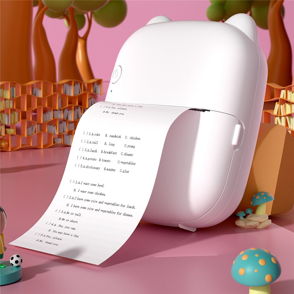 M8 Mini Thermal Printer AI Voice Control Portable Wireless Bluetooth-compatible Printer, Standard Edition
