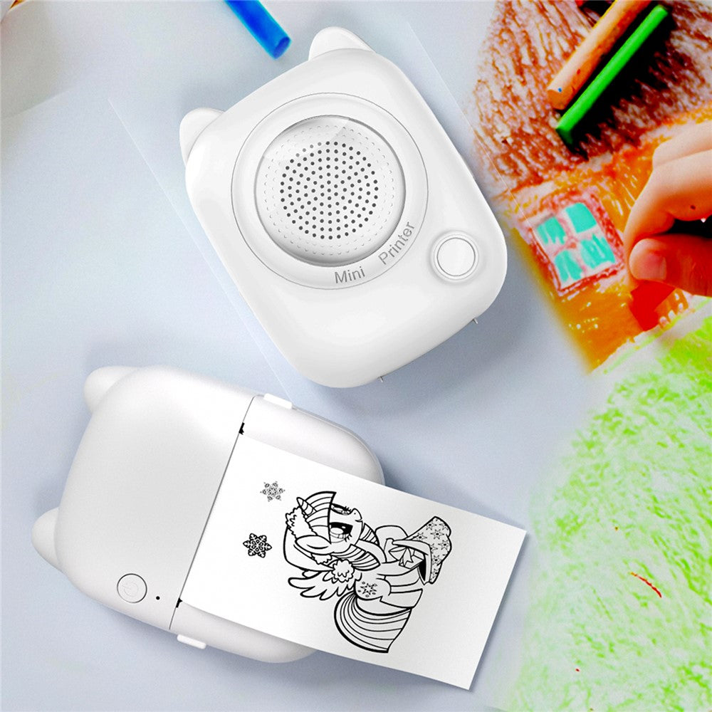 M8 Mini Thermal Printer AI Voice Control Portable Wireless Bluetooth-compatible Printer, Standard Edition