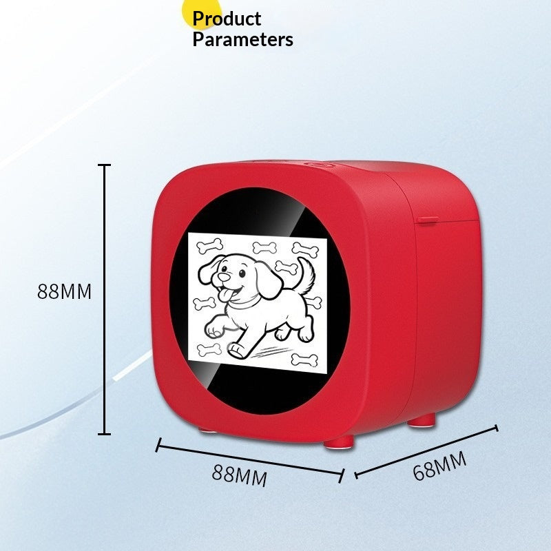 X16 AI Voice Control Smart Kids Drawing Printer 2.4 Inch HD Screen Thermal Pocket Printing Machine