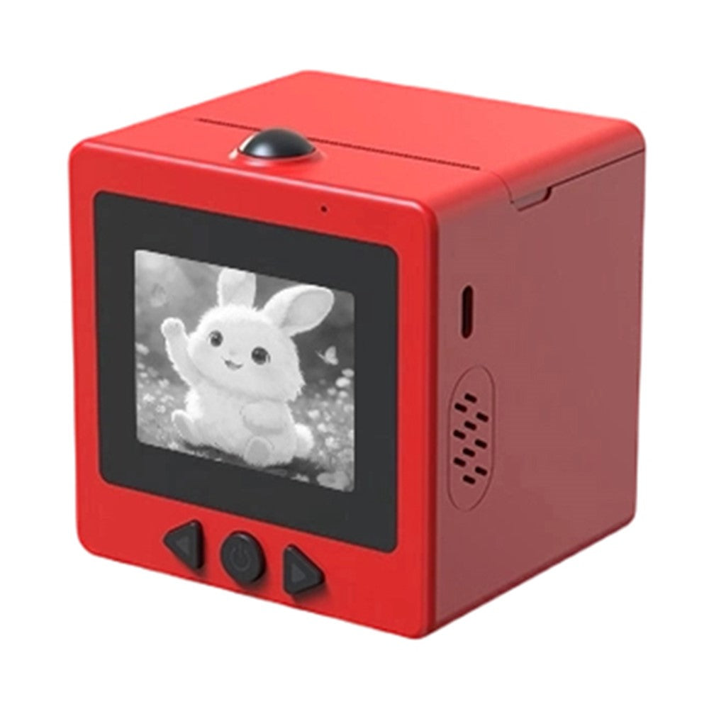 D5 2.4 Inch AI Voice Thermal Printer with Screen WiFi Inkless Printing Machine for Kids Education