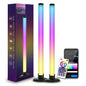 SAL061 2Pcs Gaming Desktop LED Atmosphere Lamp 360 Degree RGB Music Sync Smart APP Control USB Ambient Light